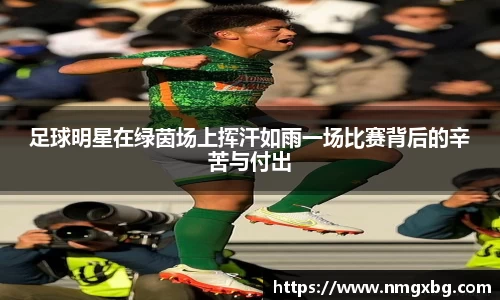 足球明星在绿茵场上挥汗如雨一场比赛背后的辛苦与付出